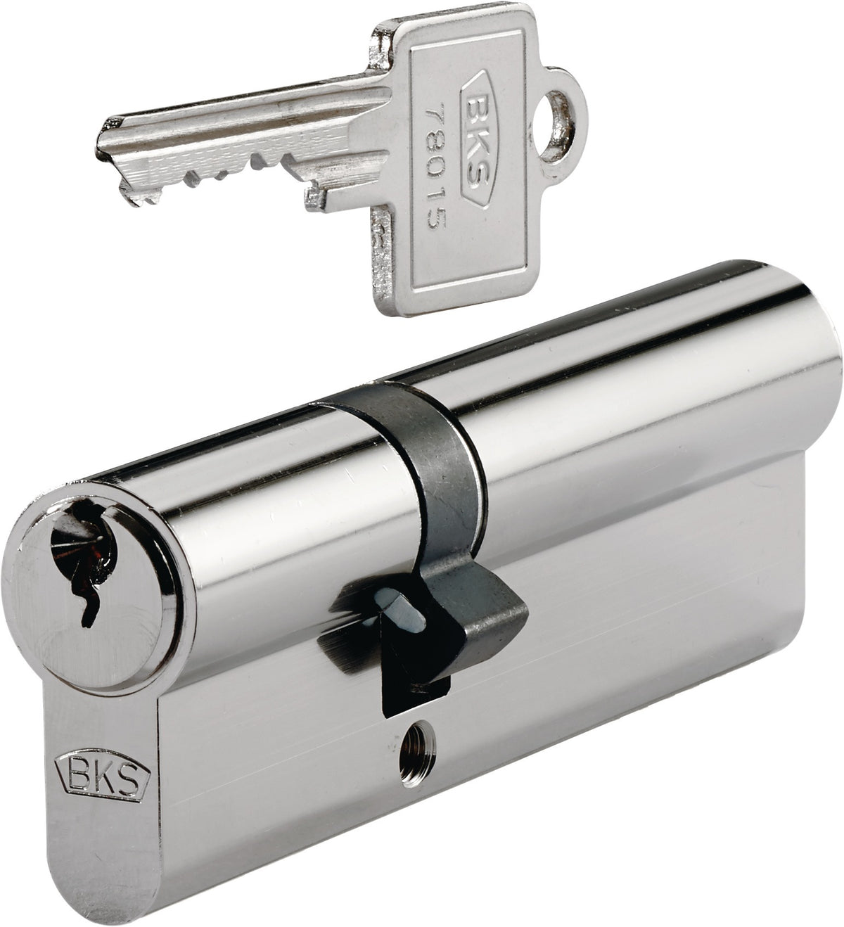 BKS Profildoppelzylinder PZ 8812 31/60 mm mit Not- und Gefahrenfunktion, vernickelt, 3 Schlüssel