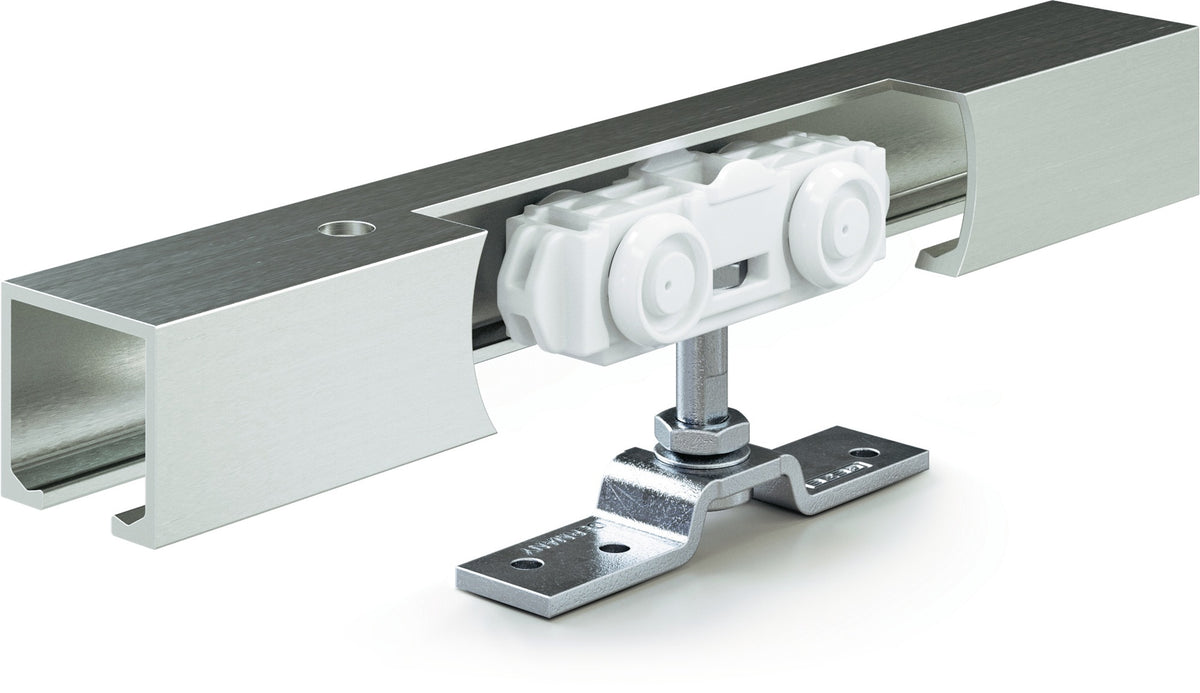 GEZE Schiebesystem Rollan 40 NT Komplettset für Holzflügel bis 40 kg, 1650 mm