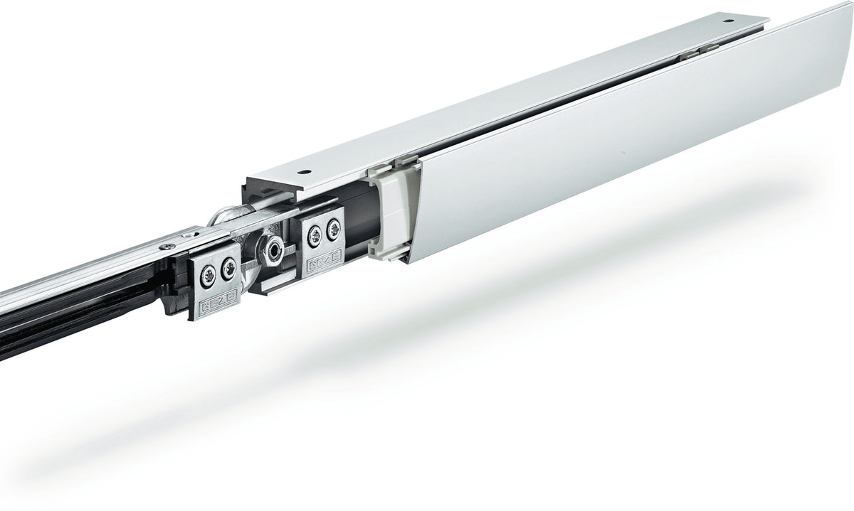 GEZE Schiebesystem Levolan 60 Komplettset für Glasflügel bis 60 kg, 1650 mm Laufprofil, EV1
