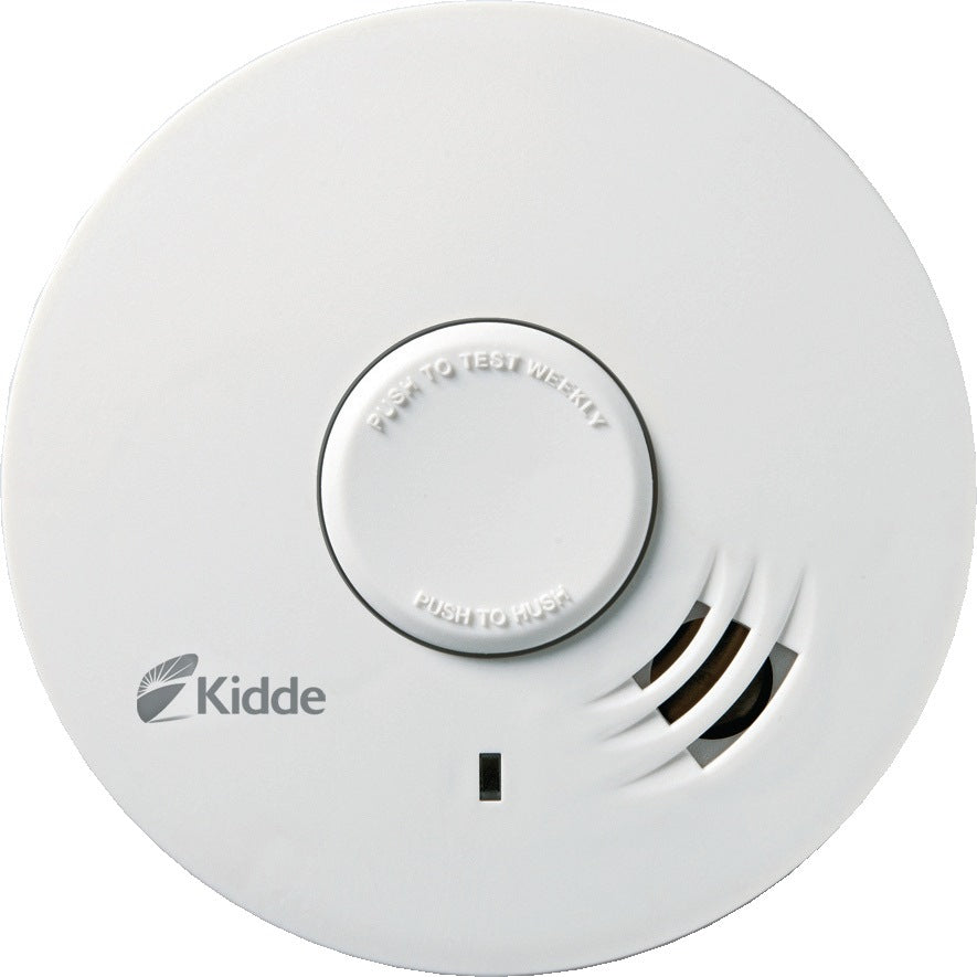 Kidde Rauchwarnmelder Q2 mit 10-Jahres-Lithiumbatterie, EN 14604, Q-Label, 85 dB – Weiß