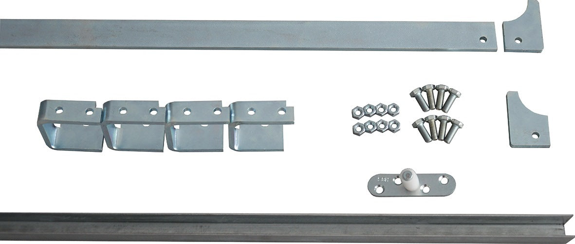 HBS-BETZ Laufschienen-Set 80785 für Schiebetore – 30x5 mm, verzinkt, 1880 mm