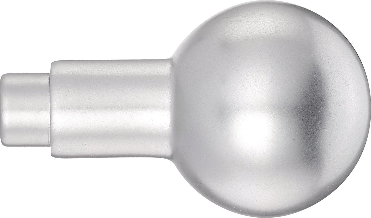 EDI Türknopflochteil K5 aus Edelstahl, drehbarer Kugelknopf, Aufnahme 8 mm, matt F00