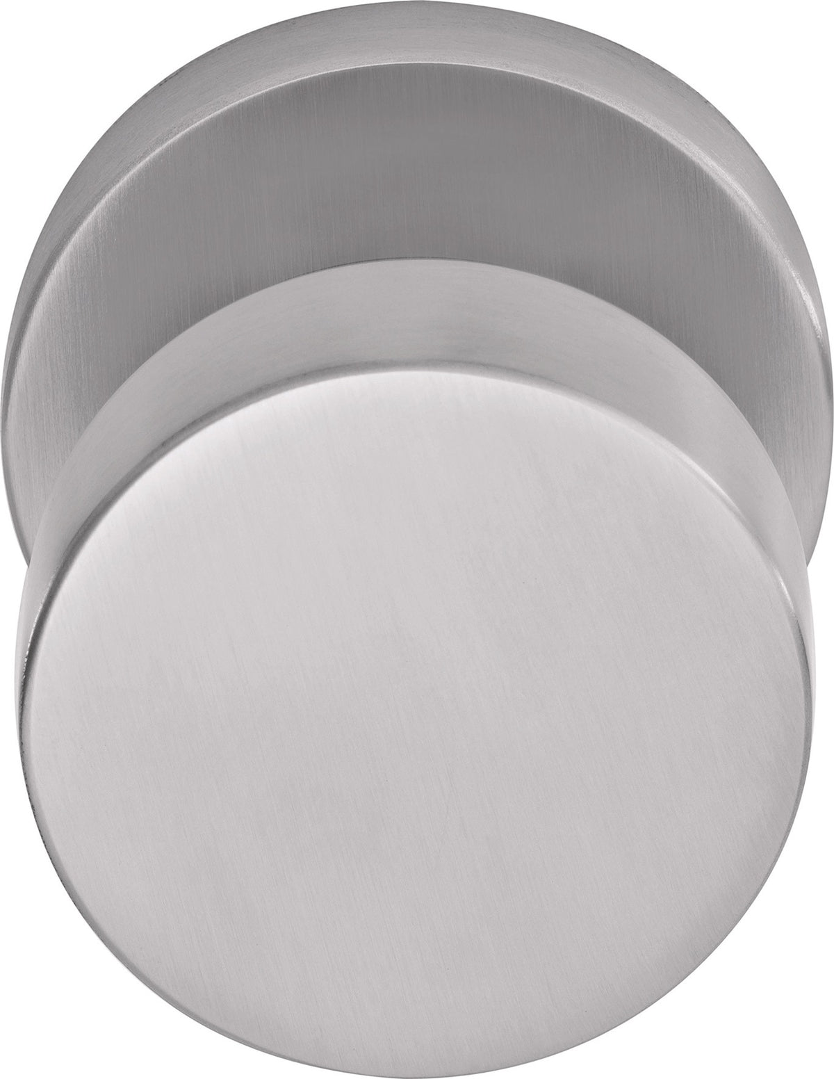 OGRO Feuerschutzflachknopf 3020/6500 AL FS – Aluminium F1, Rundrosette, Vollblatt, feststehend