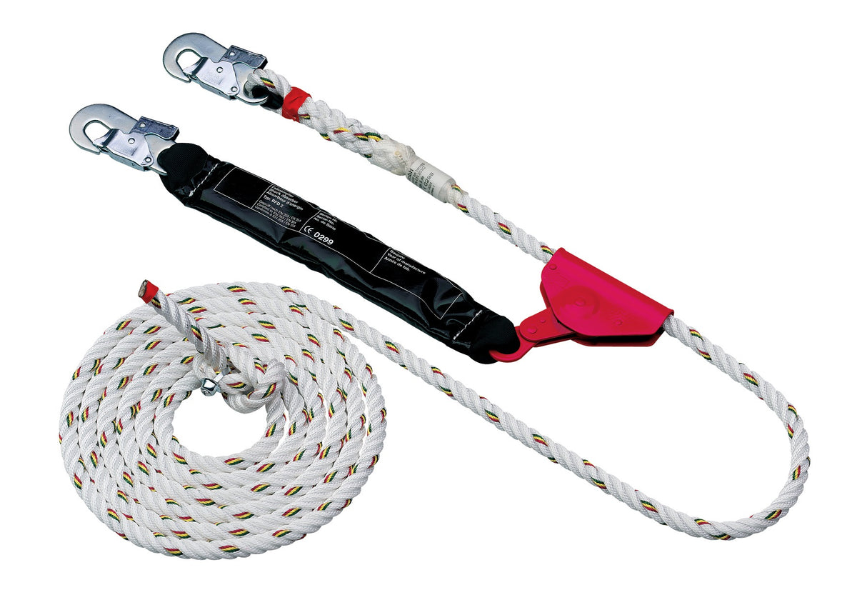 MAS S 16 Mitlaufendes Auffanggerät EN 353-2 mit 5 m Seil, 16 mm Ø
