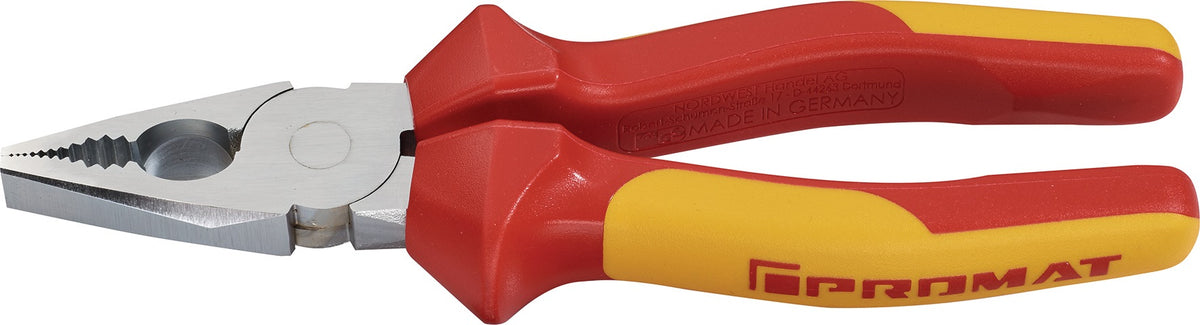 PROMAT Kombizange VDE 160 mm – Isoliert bis 1000 V, DIN EN/IEC 60900, verchromt