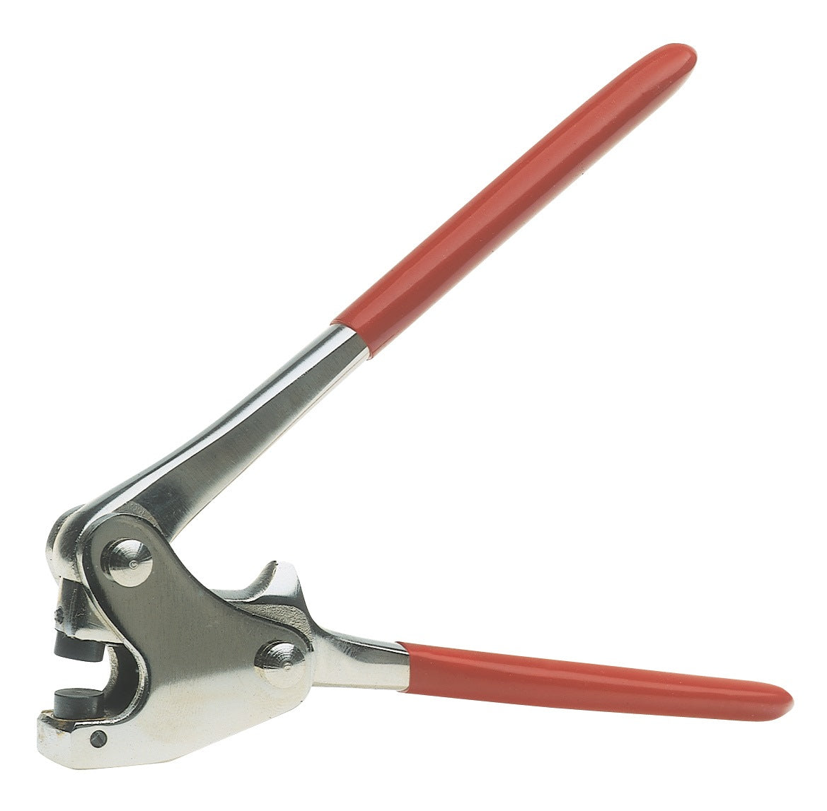 NORDWEST Plombenzange 130 mm für Bleiplomben Ø 8 mm – vernickelt mit Kunststoffüberzug