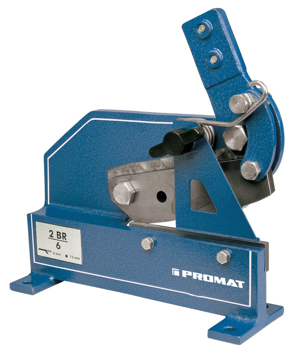 PROMAT Blech- und Rundstahlschere 2BR/4 Messer 120 mm – Stahlblech 50 x 4 mm, Rundstahl 11 mm