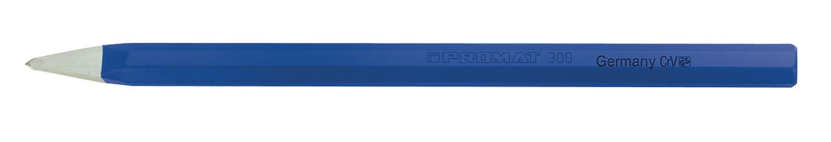 PROMAT Spitzmeißel 300 mm aus Chrom-Vanadium-Lufthärtestahl, Stahlstärke 16 mm