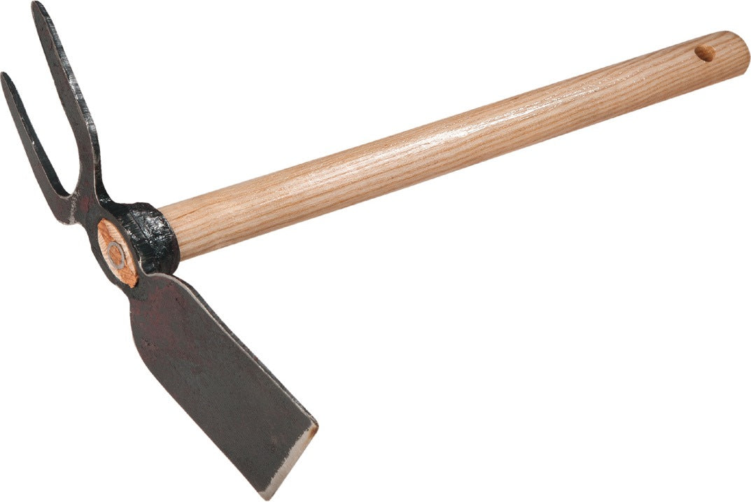 FREUND VICTORIA Häckchen 450 mm mit Breitblatt und 2 Zinken – Gartenpflege