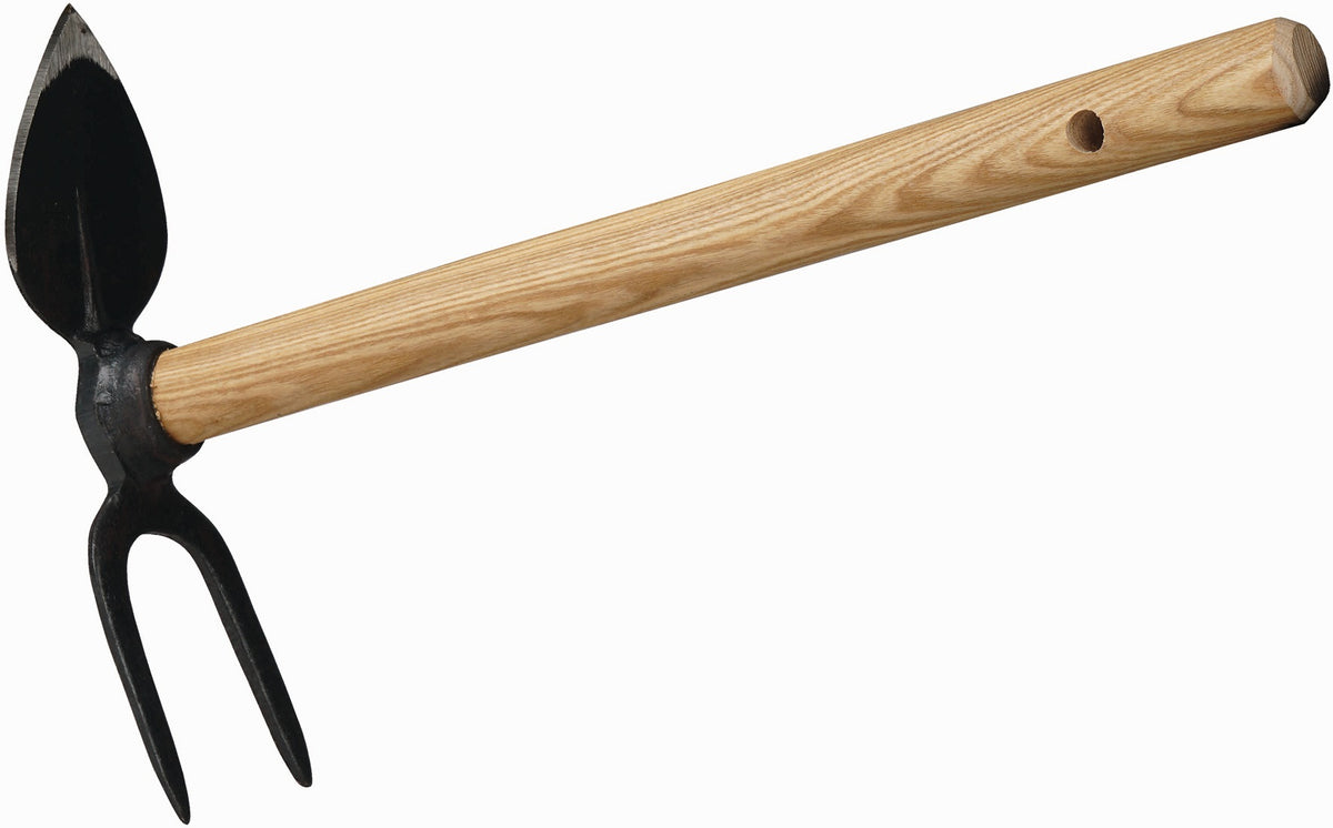 FREUND VICTORIA Häckchen 450 mm mit Breitblatt und 2 Zinken – Gartenpflege