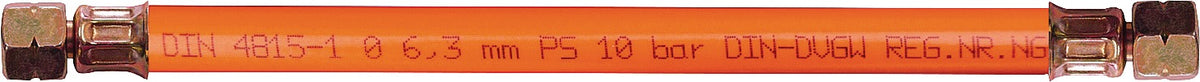 TGO Gasschlauch 40 cm mit beidseitigem 1/4 Zoll Linksgewinde – ca. 85 g