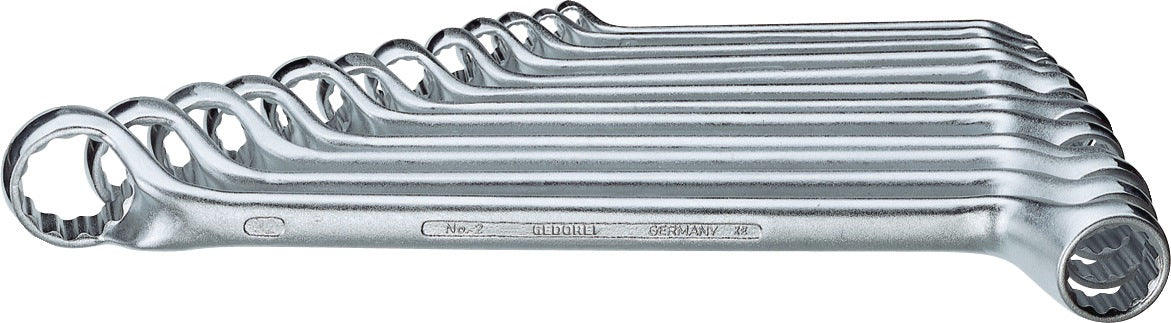 GEDORE Doppelringschlüsselsatz 8-teilig SW 6-22 mm tief gekröpft