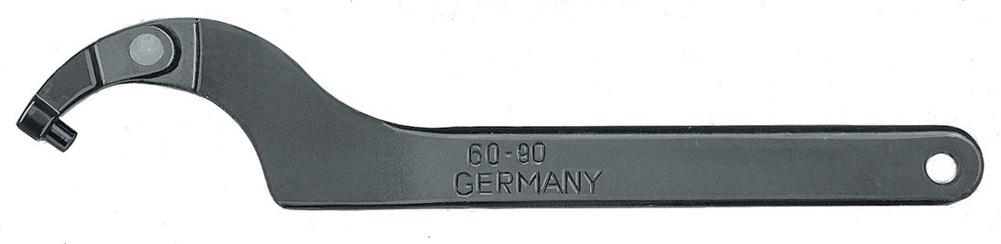 AMF Gelenkhakenschlüssel No. 776 C für Kreuzlochmuttern DIN 1816, 22-35 mm, Zapfen-Ø 3 mm