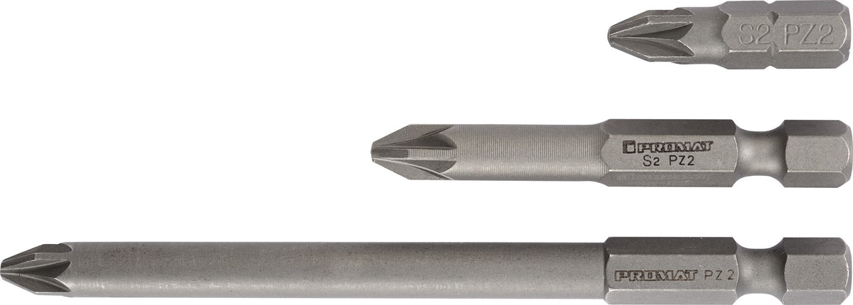 PROMAT Bit P829113 1/4 Zoll PH 1, 25 mm, S2-Stahl