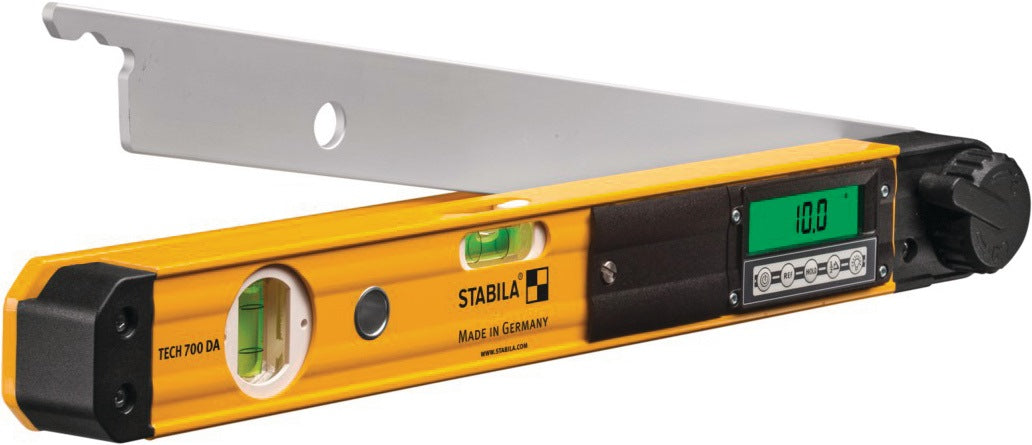 STABILA Elektronikwinkelmesser TECH 700 DA – 0-270°, 0,1° Genauigkeit, 45 cm Schenkel