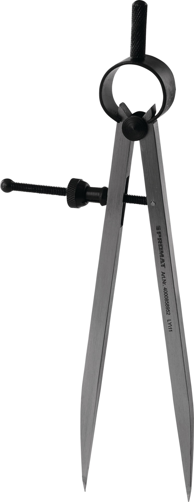 PROMAT Federzirkel 250 mm mit Schnellspannmutter – Präzisionsausführung für exaktes Anreißen