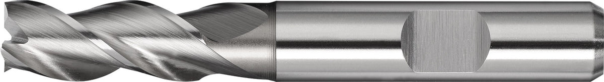 PROMAT Bohrnutenfräser DIN 844 Typ W 6 mm HSS-Co8 Weldon Z.3 kurz