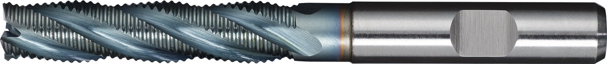 PROMAT Schaftfräser DIN 844 Typ HR Ø 25 mm HSS-Co5 TiCN-beschichtet Weldon