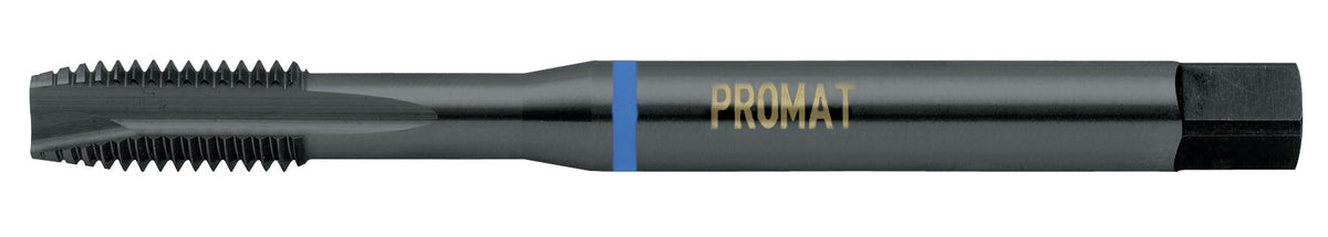 PROMAT Maschinengewindebohrer DIN 371B VA M3x0,5 mm HSS-Co nitriert und vaporisiert 6H