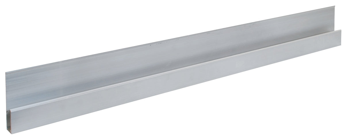 Alu h-Kartätsche 1200 mm mit Verstärkungswulst von Anrotec – 1,6 mm Aluminium