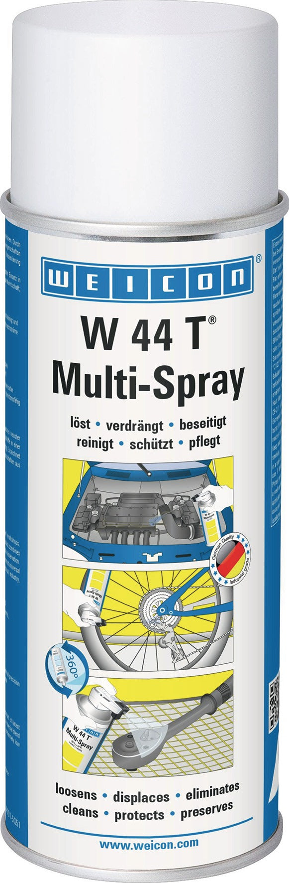 WEICON Multifunktionsöl W 44 T Multi-Spray 500ml Spraydose mit Multifunktionssprühkopf