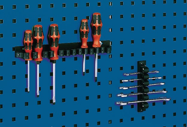 BOTT Klemmhalter 150 mm für Lochplatten – 5 Aufnahmen, 3er-Pack