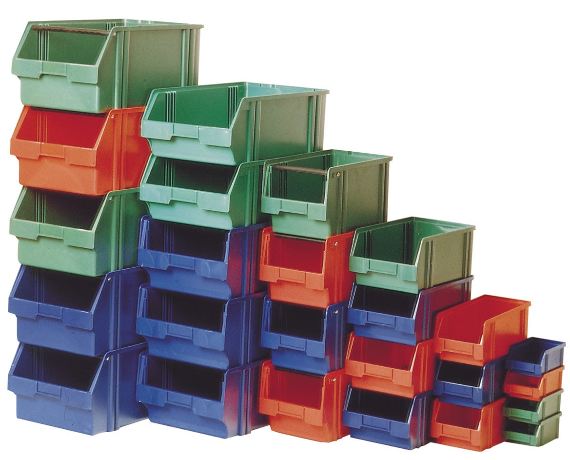 LA-KA-PE Sichtlagerkasten LK 85/65x105x45 mm PS rot – 50 Stück