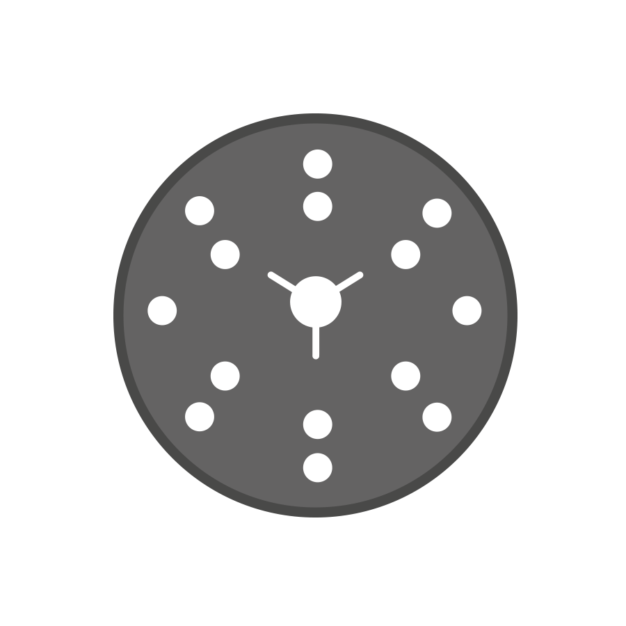 M7 Power-Werkzeuge - Teller 150 mm für Exzenterschleifer 6 Löcher QB9327