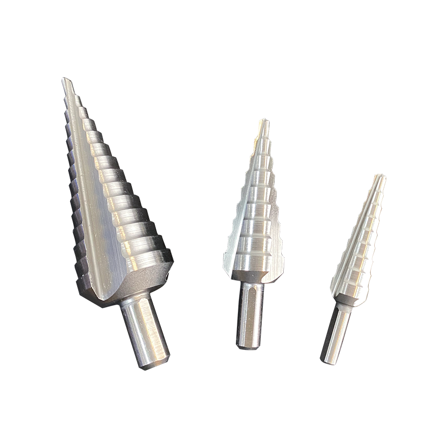 M7 Power-Werkzeuge - Stufenbohrer-Satz HSS mit 3 Schneiden - 3tlg. QEHSS3