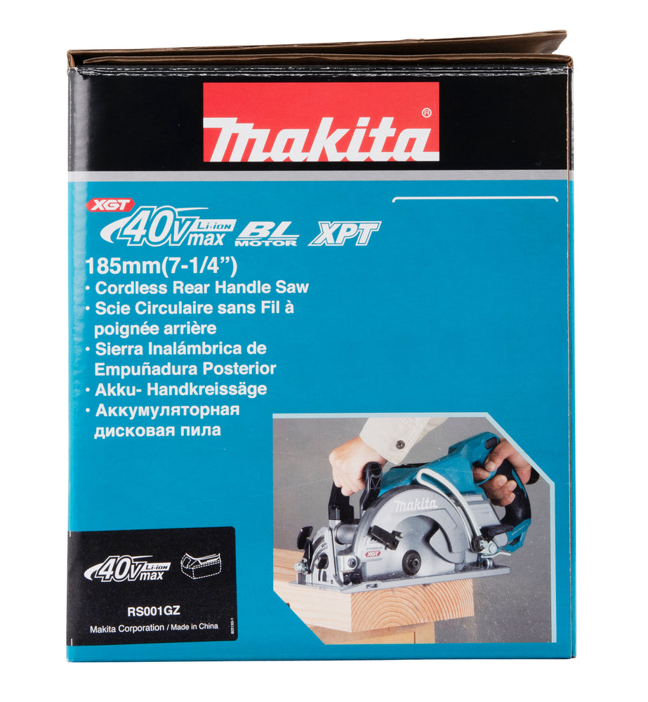 Makita Akku-Handkreissäge 185 mm – kompakt, präzise & mit ADT-Technologie - RS001GZ