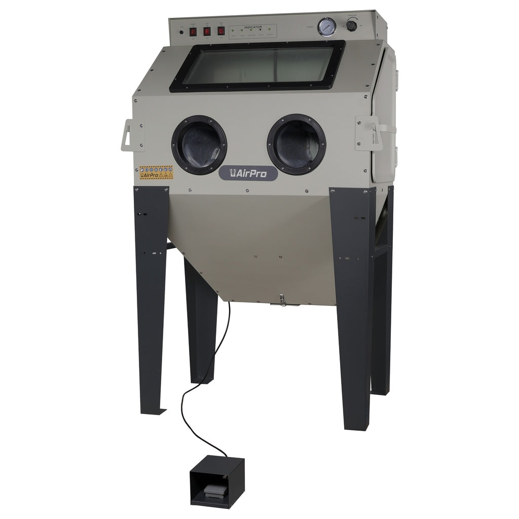 ZionAir 350L Sandstrahlkabine mit Staubabsaugung - Strahlkabine Sandstrahler Sandstrahlgerät - SB35A