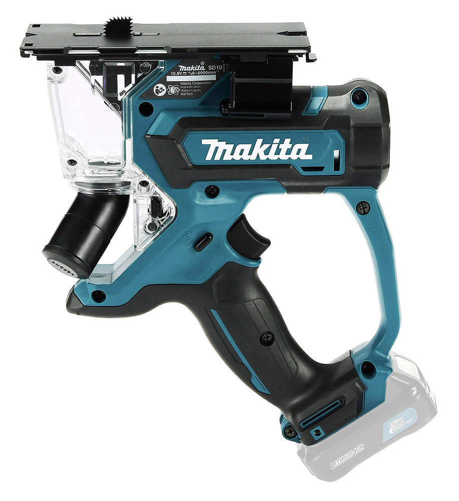 Makita Akku-Trockenbausäge – handlich, 15 mm Schnitttiefe & Staubabsaugung - SD100DZ
