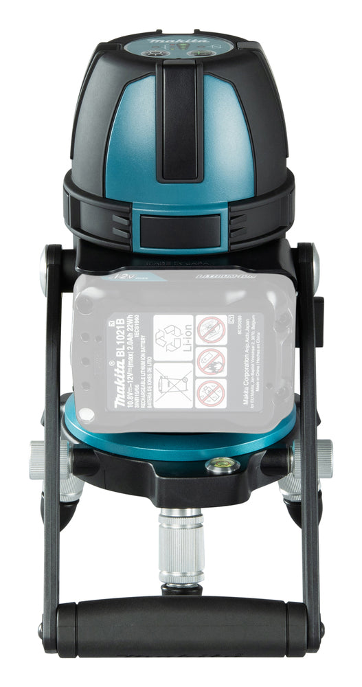 Makita Akku-Multilinienlaser – grüne Linien, selbstnivellierend, IP54 & 40 h Laufzeit - SK209GDZ