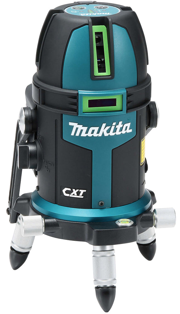 Makita Akku-Multilinienlaser – grüne Linien, selbstnivellierend, IP54 & 28 h Laufzeit - SK312GDZ