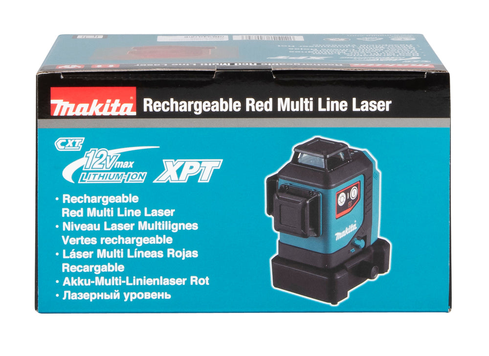 Makita Akku-Multilinienlaser – kompakt, IP54 & XPT-Schutz, 12V max. - SK700D