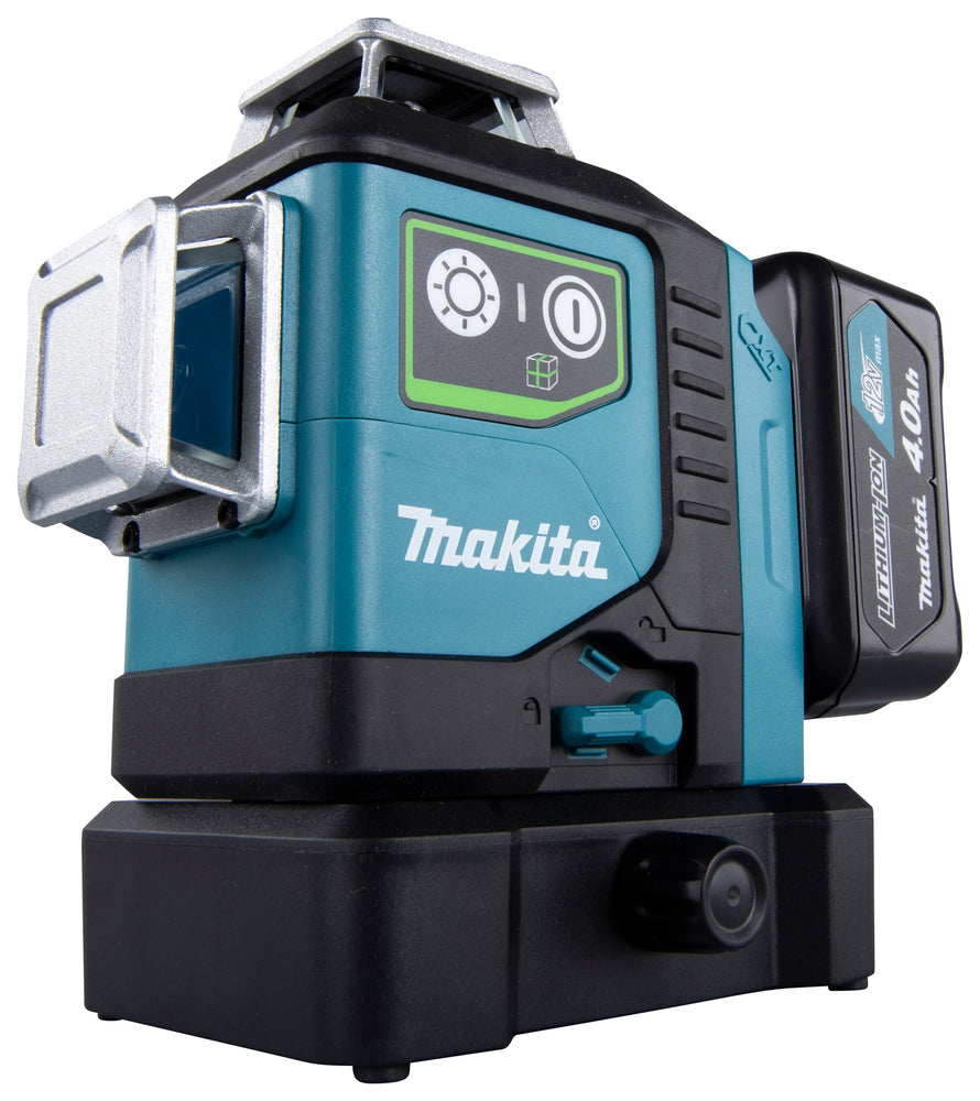 Makita Akku-Multilinienlaser – 360° Kreuzlinien, grün, IP54 & XPT-Schutz - SK700GD