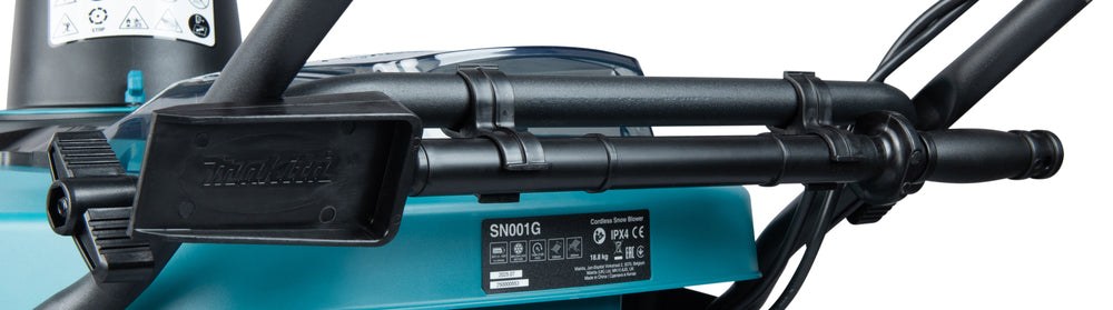 Makita Akku-Schneefräse – stufenlose Drehzahl, LED & kompakte Bauform - SN001GZ