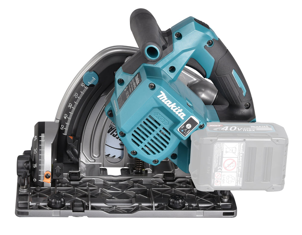 Makita 18 V Akku-Tauchsäge – 165 mm Blatt, 56 mm Schnitttiefe, AWS & Führungsschienen-kompatibel - SP001GZ03