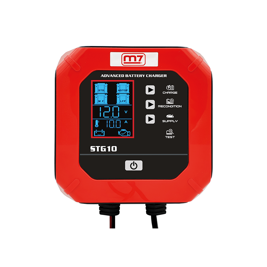 KING TONY Profi-Werkzeuge - Automatisches Ladegerät 12/24V 15Ah STG15