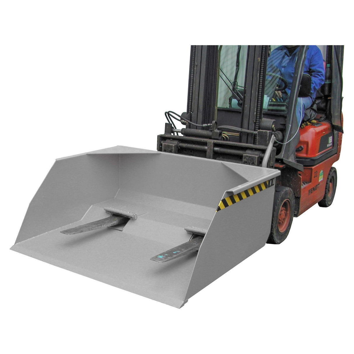 BAUER Südlohn Schaufel Typ BSM 250 RAL 7005 Mausgrau - Art.-Nr. 4414-30-0000-5