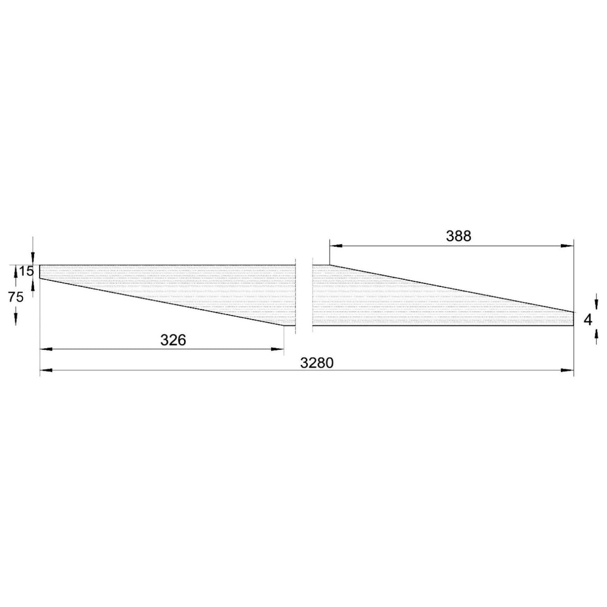 BERNARDO Schleifbänder für Holz – Modell Gewebeschleifband 75 mm x 50 m - K 100