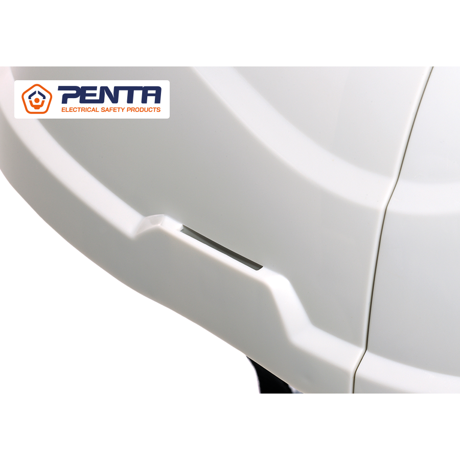 KING TONY Profi-Werkzeuge - Schutzhelm mit integriertem Gesichtsschutz für Elektriker TC42ESBBSC