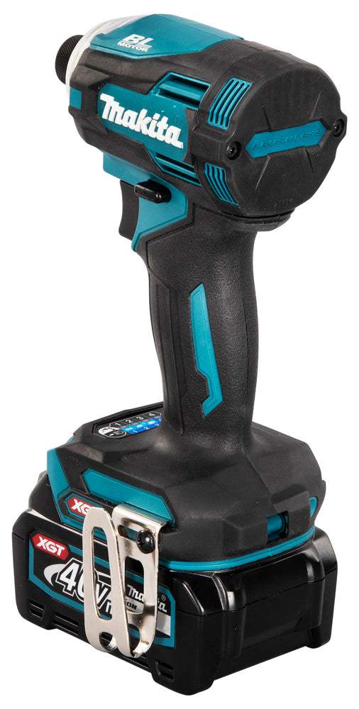 Makita Akku-Schlagschrauber 40V max – bürstenlos, LED, XPT & Set mit 2 Akkus 2,5 Ah + Ladegerät - TD001GD201