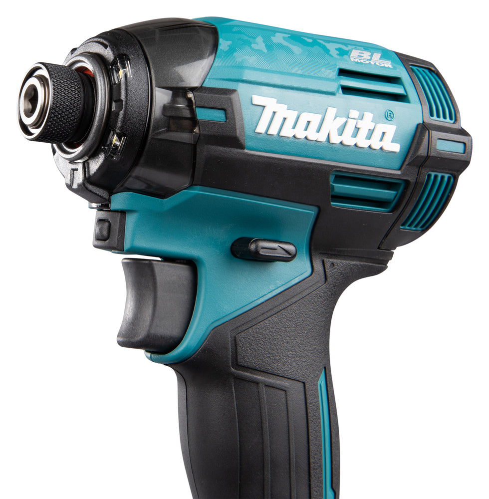 Makita Akku-Schlagschrauber 18V – Doppelfedermechanismus, 5 Modi & LED-Leuchtenmodus - TD002GD202