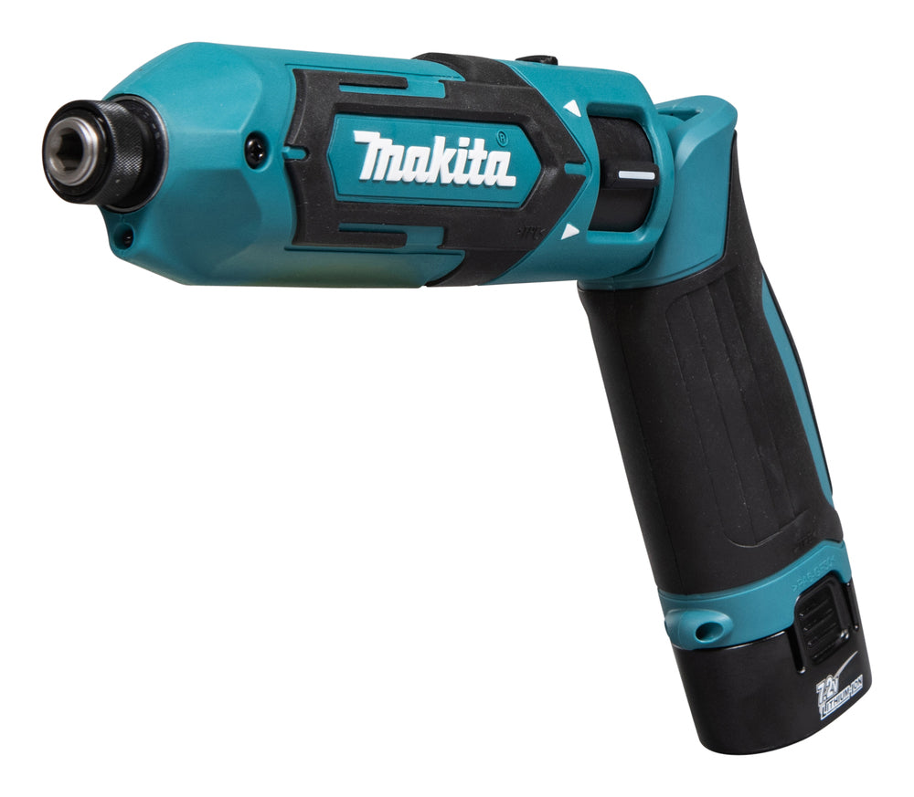 Makita Akku-Knickschlagschrauber – 7,2 V, 25 Nm Drehmoment, flexibel & kompakt - TD022DSE