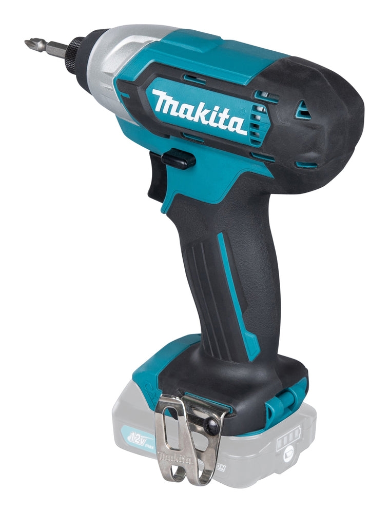 Makita Akku-Schlagschrauber – kompakt, 110 Nm, 1/4" Aufnahme & LED-Licht - TD110DZ