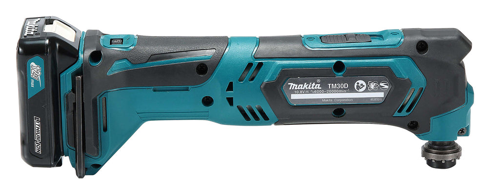 Makita Akku-Multifunktionswerkzeug – 18 V, variabel 6.000–20.000 min⁻¹, kompakt & vielseitig - TM30DSMJX5