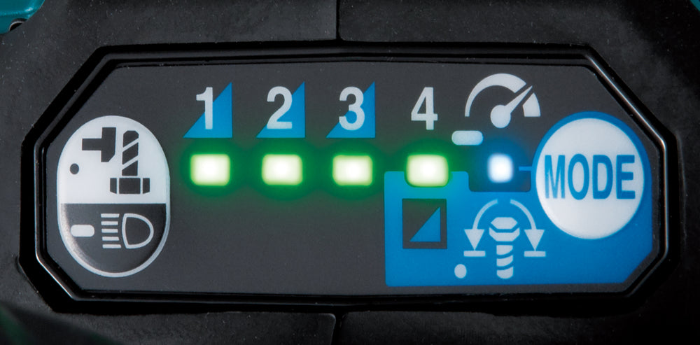 Makita Akku-Schlagschrauber 1/2" – 4-stufig, Auto-Stopp & Doppel-LED für flexible Anwendungen - TW004GZ
