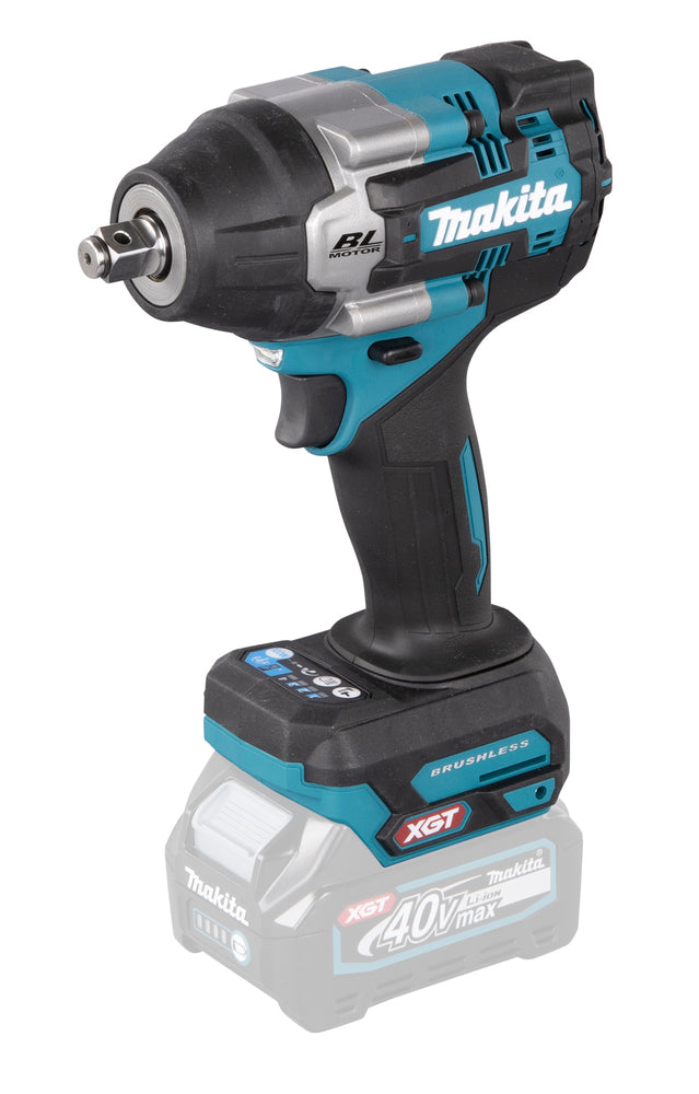 Makita Akku-Schlagschrauber 40V max – 760 Nm, Auto-Stopp, XPT-Schutz & Doppel-LED - TW007GZ