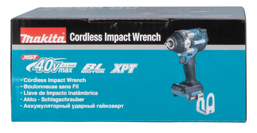 Makita Akku-Schlagschrauber 40V max – 760 Nm, Auto-Stopp, XPT-Schutz & Doppel-LED - TW007GZ